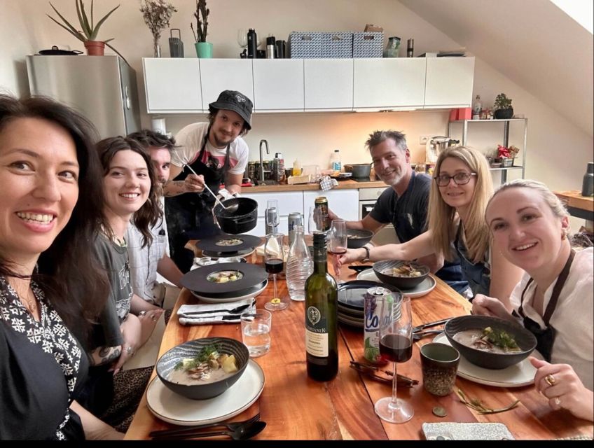 Prague: Traditional Czech Cooking Class with Market Tour - A three-course Czech menu