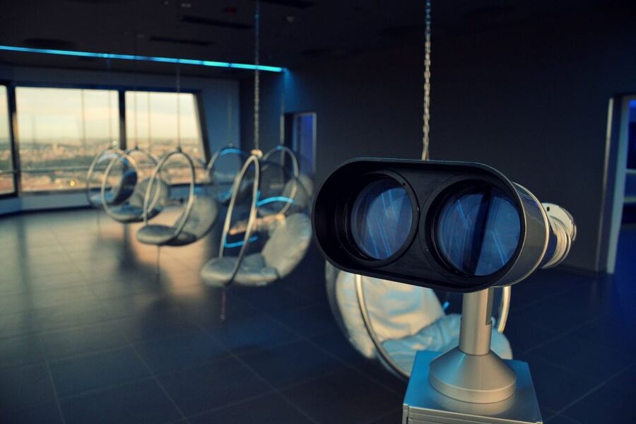 Prague TV Observatory Tower Audio Guide with Online Ticket - Reaching the observatory at 93 meters