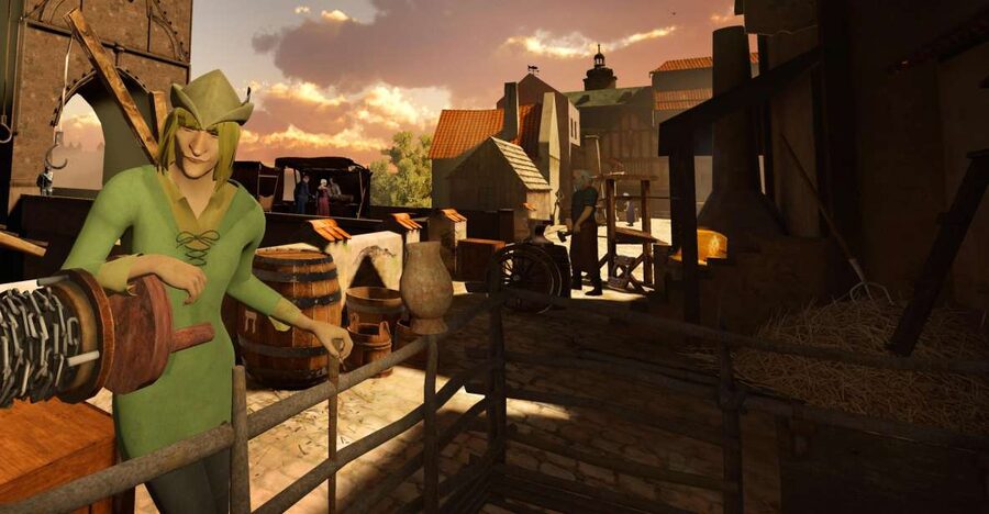 Prague: Virtual-Reality Time-Travel Experience to 1593 - The Jewish Quarter and the Golem
