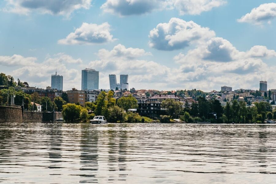 Prague: Vltava River Guided Canoeing Tour - Finding the canoe base on Cisarska Louka
