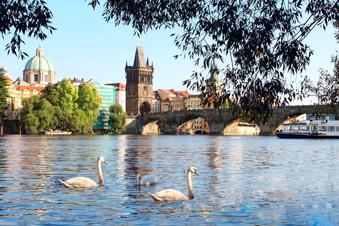 Prague Vltava River Lunch Cruise - Vyšehrad and the southern river view