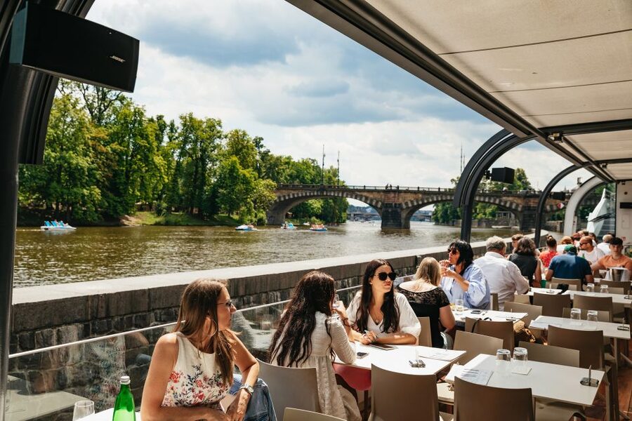 Prague: Vltava River Lunch Cruise in an Open-Top Glass Boat - Is $57 good value for Prague?