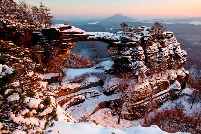 Pravcicka Gate & Bastei Bridge Winter National Park Tour from Prague - Leaving Prague for the sandstone country