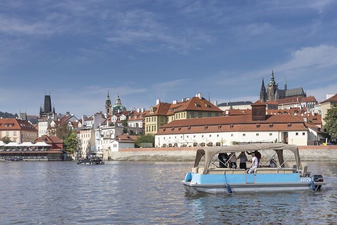 Private Boat Cruise With Unlimited Beer - Looking Up Toward Prague Castle