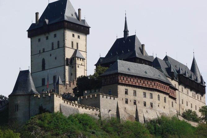 Private Full-Day Tour Karlstejn Castle and Crystal Glassworks from Prague - Leaving Prague in a private car