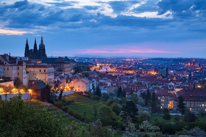 Private & Personalized Prague Night Tour with a Local Guide - Castle views as the evening begins