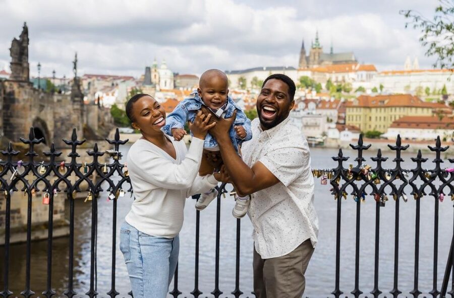 Private photoshoot in Prague - Ending near Charles Bridge and Kampa Island