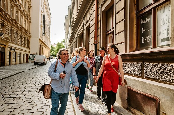 Private Prague City Highlights Tour with a Stop at a Czech Cafe - Crossing Charles Bridge