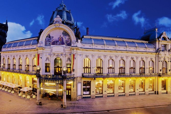Private Sightseeing in Prague By Night - Municipal House adds Art Nouveau style