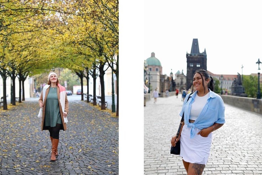 Professional photoshoot at Charles Bridge & Kampa island - Walking between Charles Bridge and Kampa Island
