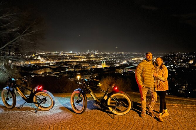 Retro Style E-Bike Night Tour in Prague - Live Guided - Štěpánská 55 and the first central sights