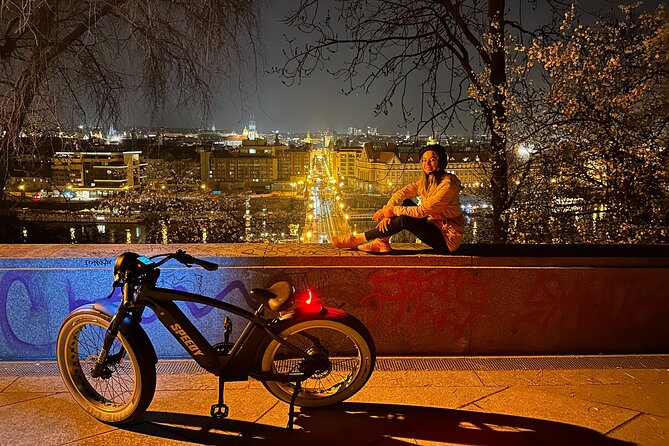 Retro Style E-Bike Night Tour in Prague - Live Guided - Kafka, Rudolfinum, and the grand streets of Old Prague