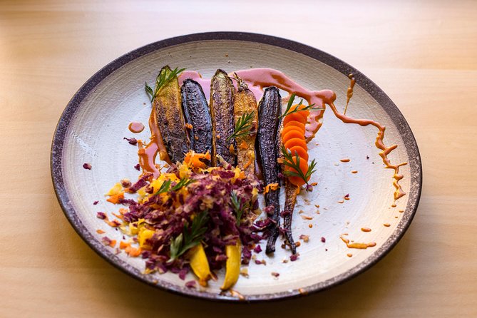 Savor 10 Course Dinner in Chef’s Kitchen - The dessert painting is the evening’s big reveal