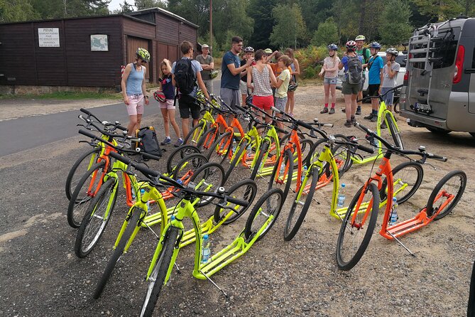 Scooter downhill tour from Děčínský Sněžník - How much fitness and skill do you need?