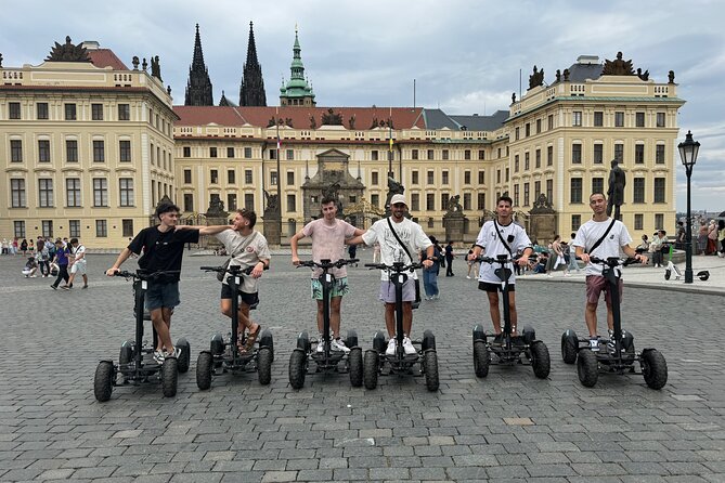 Scooter tours to Prague Castle and views. - Passing through Prague Castle