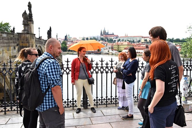 Small-Group Half-Day Prague Walking Tour - Crossing Charles Bridge from the Old Town side