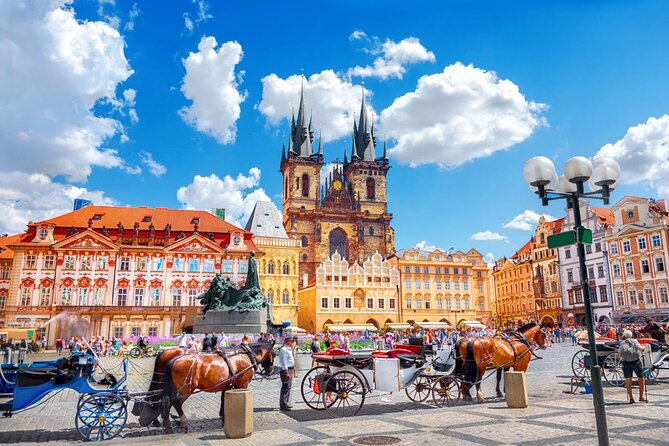 Small-Group Half-Day Prague Walking Tour - Riding the tram from Lesser Town to Prague Castle