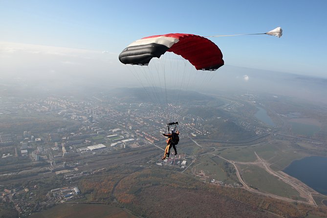 Tandem Skydiving Adventure in Prague - Key points to know before your jump