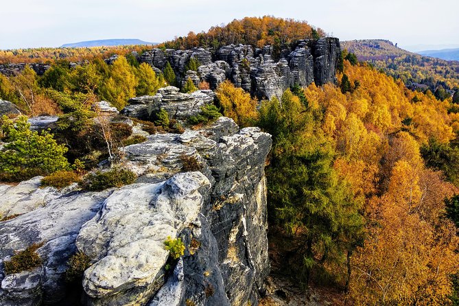Terezin & Bohemian Switzerland from Prague: Bastei, Narnia & Café - A serious beginning at Terezín Memorial
