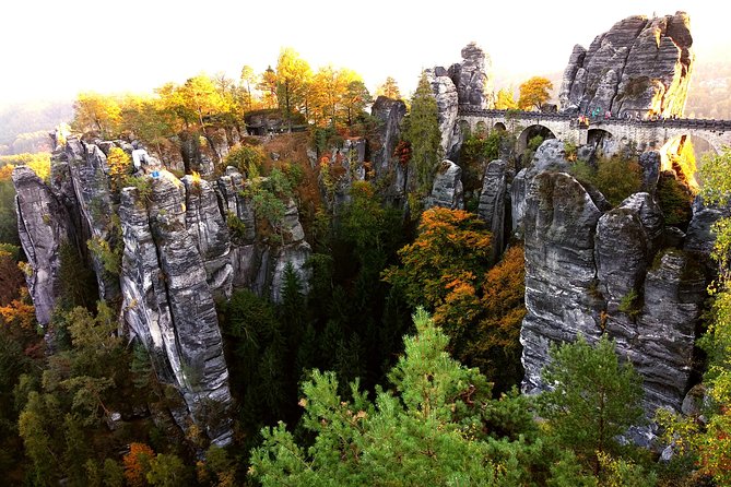 Terezin & Bohemian Switzerland from Prague: Bastei, Narnia & Café - Bastei Bridge and the Saxon Switzerland views
