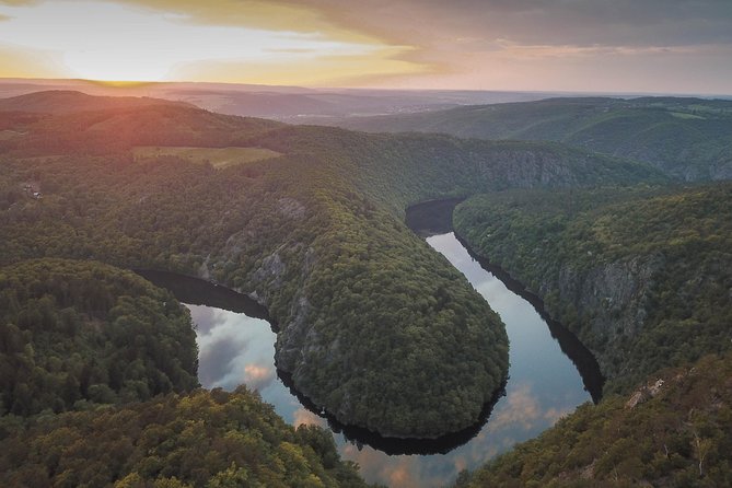 Trip to Viewpoint Maj Czech Horseshoe Bend - Sunset at Vyhlídka Máj