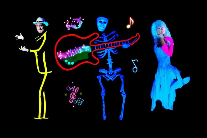 Underground Black Light Theatre Interactive Show in Prague - Audience participation keeps the evening informal