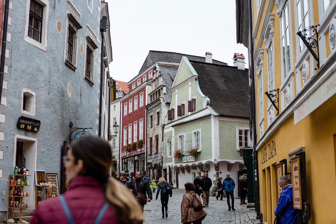 UNESCO Cesky Krumlov from Prague with Guided Tour and Transfer - Following the medieval town walk