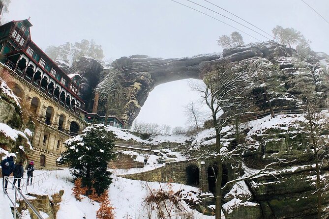 Winter Fairytale The BEST of Bohemian & Saxon Switzerland Hiking Tour - What the walking feels like in winter